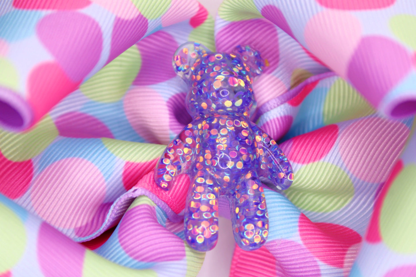 ALEJA BEAR BOW - Moños para niñas con pedrería