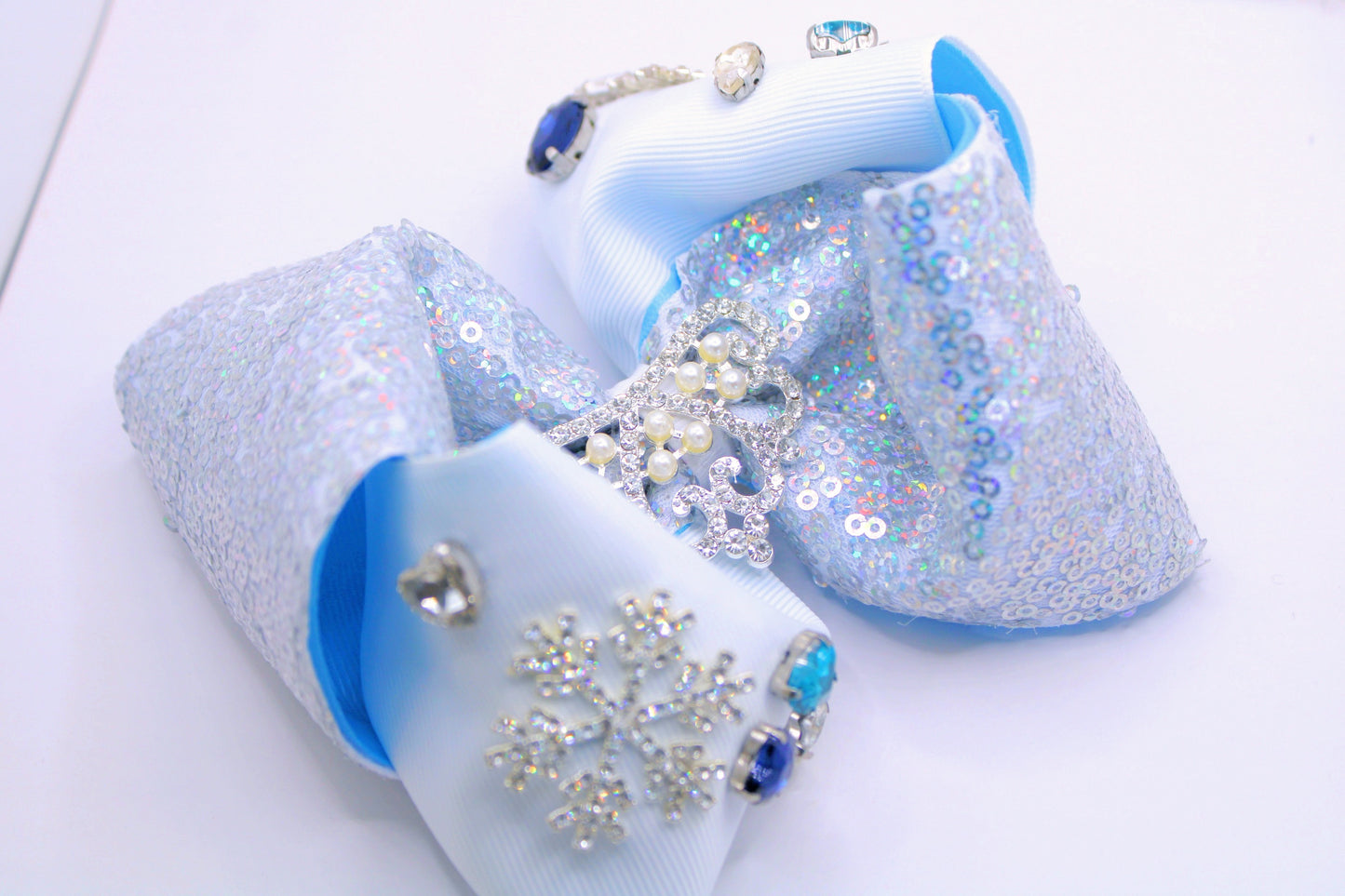 PRINCESS ELSA - Moños de princesas para niñas