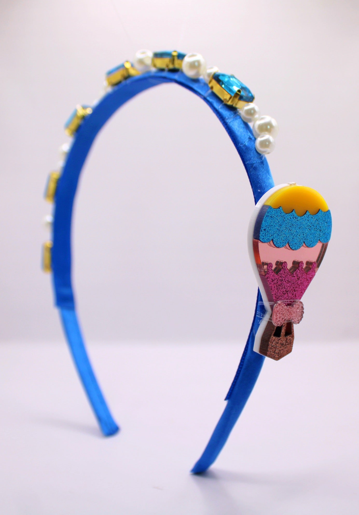 BLUE SKIES - Diademas para niñas bordadas