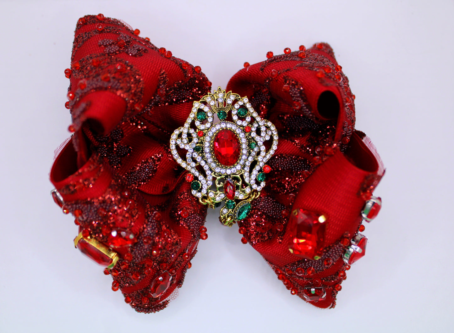 CHRISTINE - Moños navideños para niñas