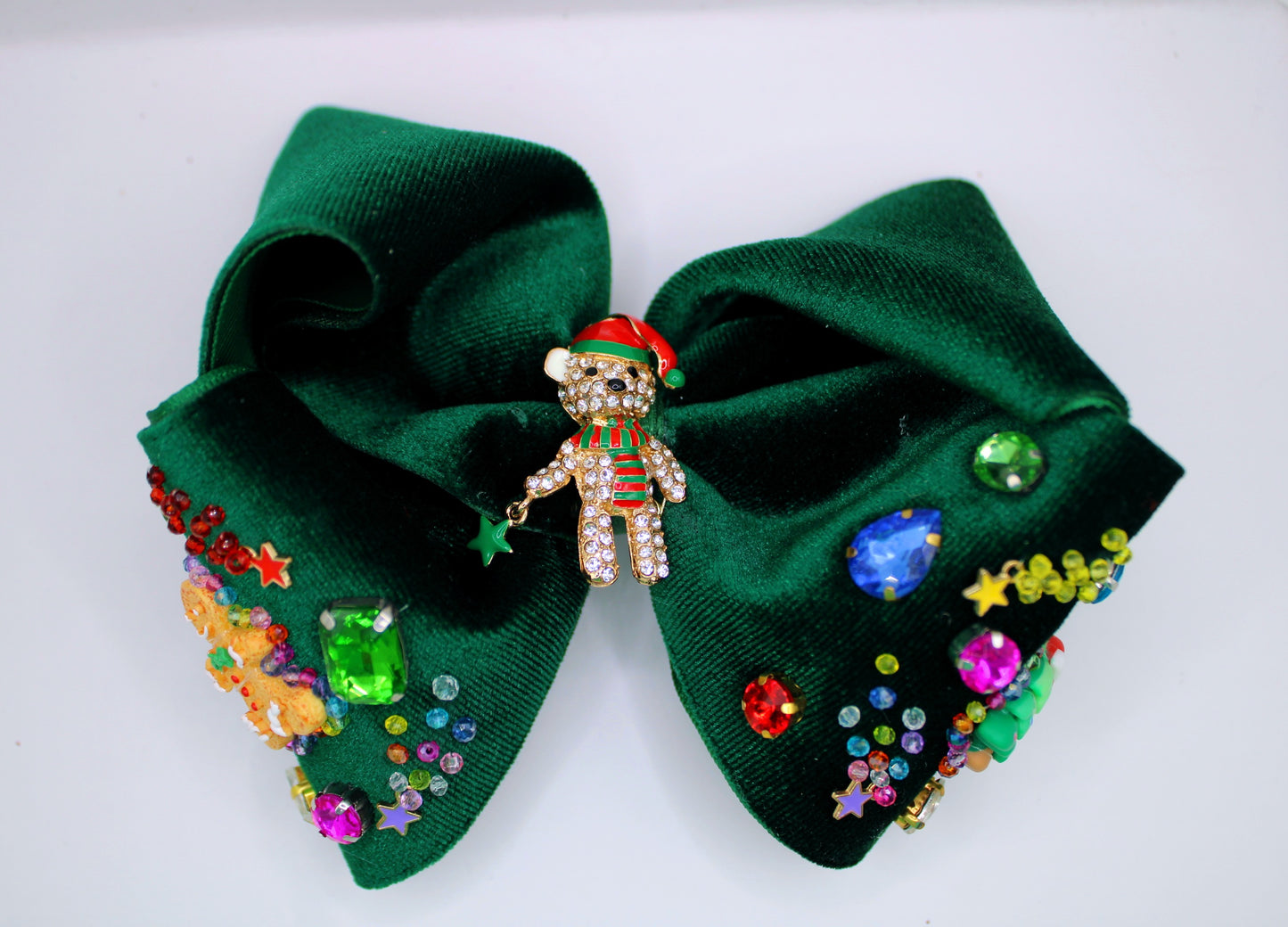THE CHRISTMAS STAR BEAR - Moños de Navidad para niñas