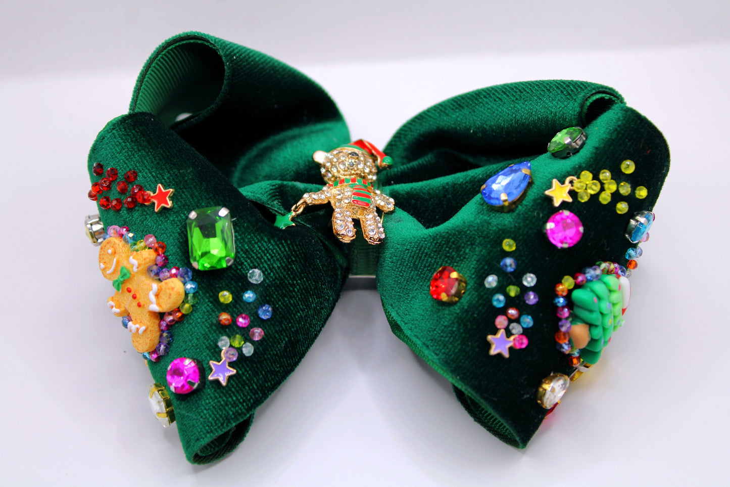 THE CHRISTMAS STAR BEAR - Moños de Navidad para niñas