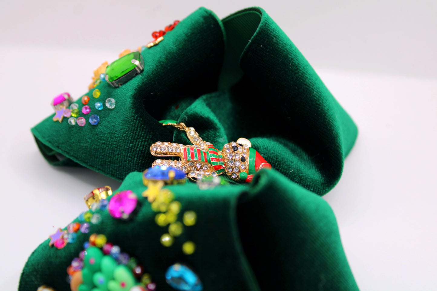 THE CHRISTMAS STAR BEAR - Moños de Navidad para niñas