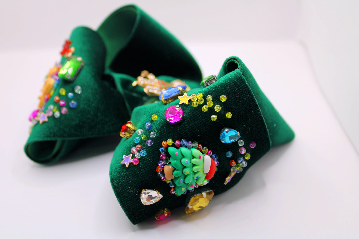 THE CHRISTMAS STAR BEAR - Moños de Navidad para niñas