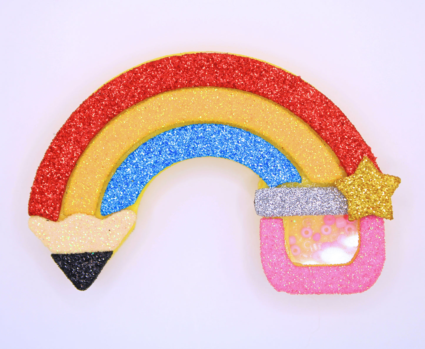 (PRE-VENTA) RAINBOW PENCIL - Moños escolares para niñas edición limitada