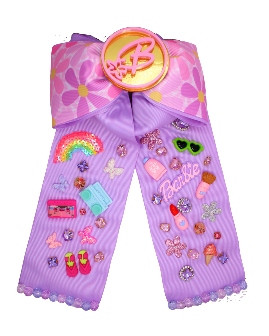 BARBIE FLOWER POWER - Moño corbata para niñas