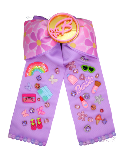 BARBIE FLOWER POWER - Moño corbata para niñas