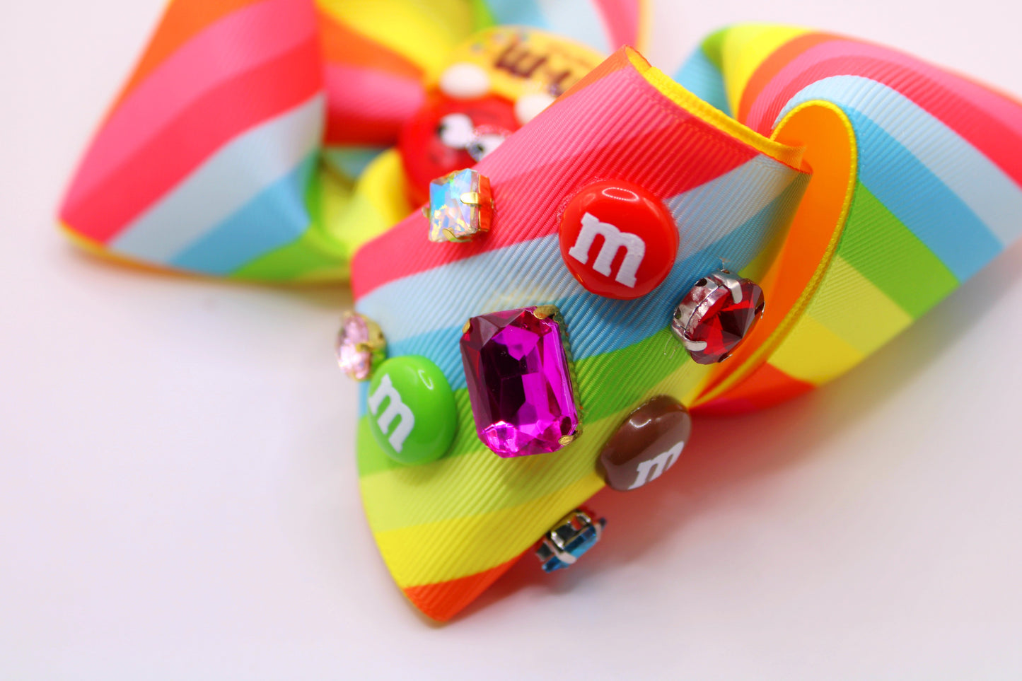 M&M’s CUPS AND RAINBOWS - Moños para niñas