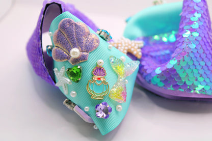 PRINCESS ARIEL - Moños de princesas para niñas