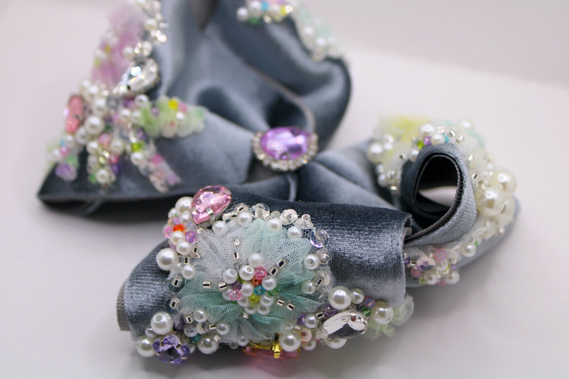 REINE MARGOT Moños de terciopelo - Main Image