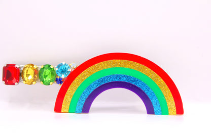 OVER THE RAINBOW BARRETTE - Broches para el cabello para niñas