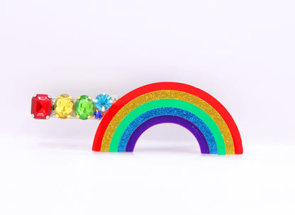 OVER THE RAINBOW BARRETTE - Broches para el cabello para niñas