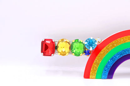 OVER THE RAINBOW BARRETTE - Broches para el cabello para niñas