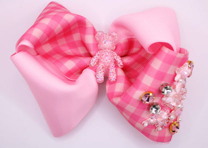 BEAR BOW SO PINK - Moños para niñas